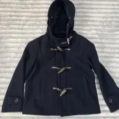 ジャーナルスタンダード　ネイビー ダッフルコート フード付き