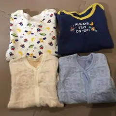 80長袖冬用肌着　ロンパース