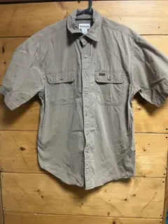 Carhartt ベージュ 半袖ワークシャツ