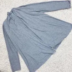 〈UNIQLO ユニクロ〉 長袖 カーディガン エアリズム 夏 紫外線 対策 Ｌ