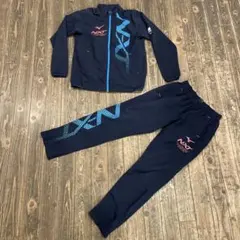 MIZUNO NXT ジャージ 上下セット ネイビー×イエロー - メルカリ