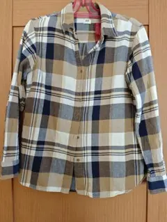 UNIQLO チェック柄フランネルシャツ M サイズ