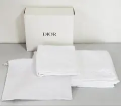 【未使用・箱付】 Dior beautyホワイトタオルセット