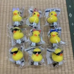 光るアヒルクリップ6個セット