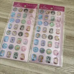 ディズニー プリンセス ストーンシール シール2枚