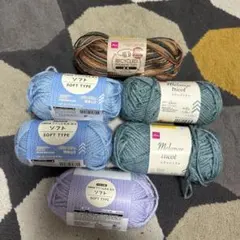 アクリル毛糸 並太