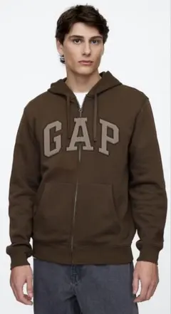 GAP パーカー ブラウンXS送料込み - メルカリ