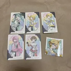 プロセカ 感謝祭 グリーティングカード　バチャシン　特典ホロステッカー