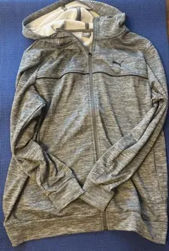 PUMA プーマ ジップアップパーカー グレー XXL