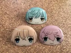 もちプチフェイスバッジ 一期一振&秋田&乱 3点セット