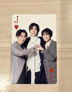 SnowMan 公式グッズ　idomeトランプ　目黒、渡辺、向井