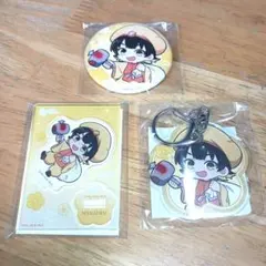 蜂楽廻 ふくふく七福神 アクリルスタンド 缶バッジ など3点セット ブルーロック