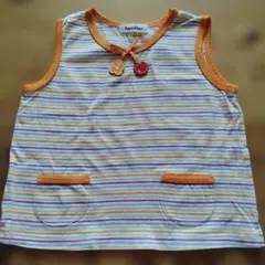 familiar ストライプ タンクトップ 120　ファミリア