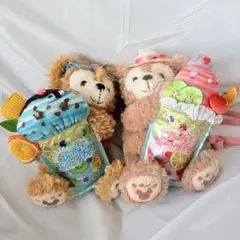 ディズニーリゾート　サニーファン パスケース ダッフィー シェリーメイ　カップル