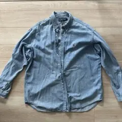 長*ん様 Ralph Lauren ユニセックス　デニムシャツ 長袖