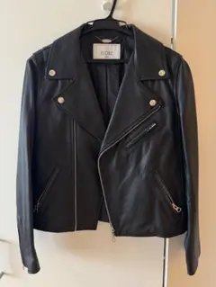 SLOBE IENA スローブ イエナ　ラムレザー ライダース ジャケット 38