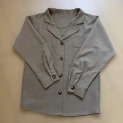 ブラウン テーラードジャケット 長袖