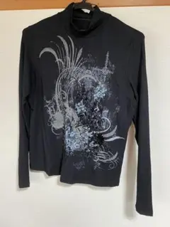 【美品】ビルダジュール ハイネック インナー トップス ブラック 日本製