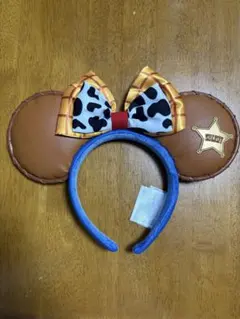 トイストーリー 上海ディズニー　カチューシャ　ウッディ
