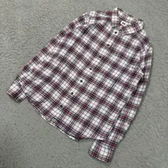 ユニクロ カジュアル アメカジ シンプル チェック 長袖ネルシャツ 羽織り 定番