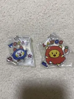 TRUZ ガチャガチャ　キーホルダーLAWOOとWOOPY