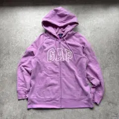 GAP ジップアップ　パーカー　XL ピンク