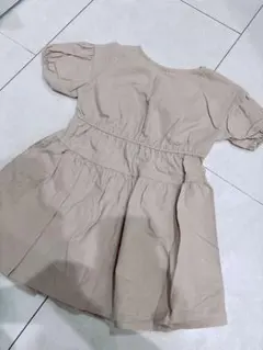 サイズ80 女の子　ワンピース　カジュアル　茶色　半袖　夏　可愛い