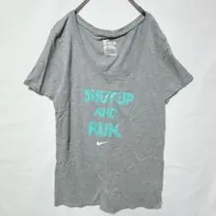 ナイキ Nike アスレチックカット Tシャツ グレー ランニング スポーツ