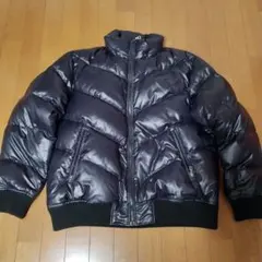 プレミアムダウンジャケット XL ダークブルー