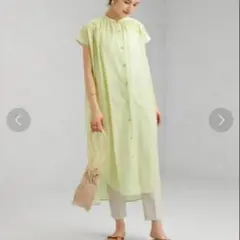 【極美品】green label relaxing L ワンピース　美シルエット