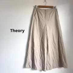 Theory セオリー ベージュ ワイドパンツ サイズ00