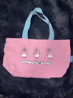 おぱんちゅうさぎ ミニトートバッグ ピンクのサムネイル