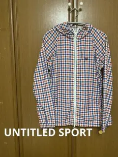 UNTITLED SPORTチェック柄ブルゾン L ゴルフウェアのサムネイル