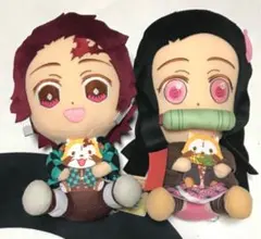 鬼滅の刃　ラスカル　ぬいぐるみ　セット