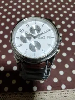 D&G クロノグラフ 時計 シルバーのサムネイル