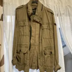 【美品】DIESEL ミリタリージャケット Lサイズ カーキ 多ポケット