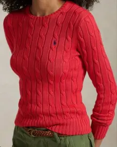 【試着のみ】ラルフローレン大人気ケーブルニットセーター現行品