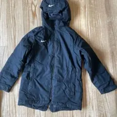 キッズ Nike フード付きベンチコート Lサイズ ブラック