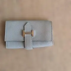 HERMES　エルメス　ベアン　キーケース 水色のサムネイル