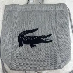 極美品 LACOSTE ラコステ メッシュナップサック トートバッグのサムネイル