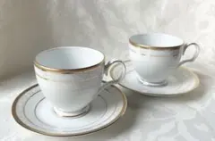 ノリタケ　カップソーサーペアセット