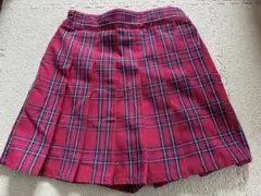 UNIQLO KIDS 赤チェック キュロットスカート 120