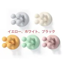 ✨残り一点✨ 粘着フック シリコーン素材 3枚セット 多彩なフック 耐荷重3KG