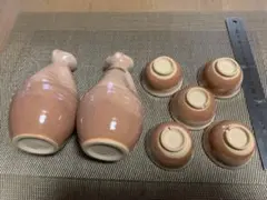天鵬山 徳利2個 酒器5個セット(木箱入り)