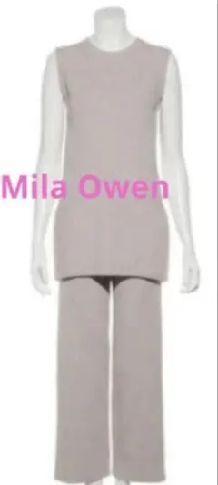 週末限定値下げ！Mila Owen ベージュ パンツセットアップ サイズ0