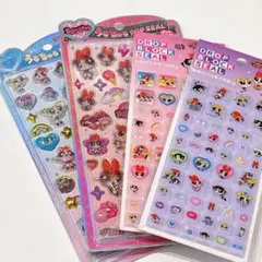 正規品 ♡ パワーパフガールズ タイルシール うるちゅるポップシール