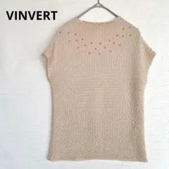 バンベール VINVERT トップス【F】シャーリング ビジュー 三陽商会のサムネイル