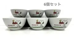 PEANUTS スヌーピー 陶器製ボウル 6個セット お皿 非売品