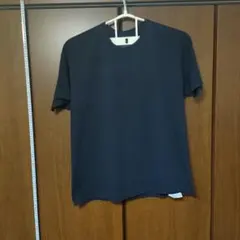 美品 チャンピオン Tシャツ XL ネイビー 紺色 無地 100% T425