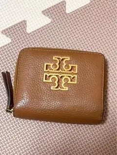 Tory Burch ブラウン レザー 二つ折り財布